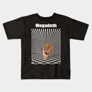 Illuminati Hand Of Megadeth Kids T-Shirt